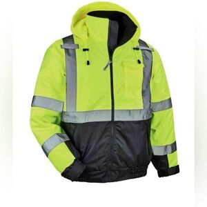 NIB ergodyne quilted bomber work coat